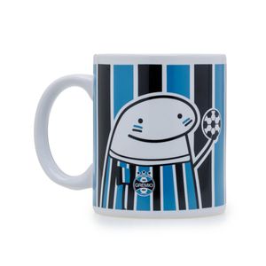 Caneca "Nasci Para Defender o Azul, Preto e Branco" 300ml