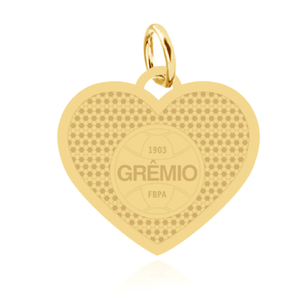 Pingente Coração Com Textura 18K