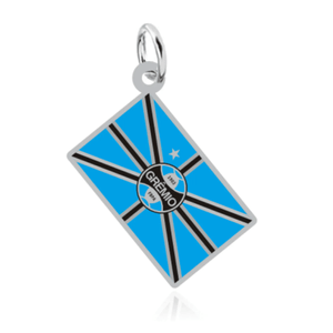 Pingente Infantil Bandeira Prata 925