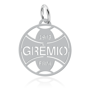 Pingente Simbolo Vazado Prata 925