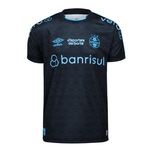 Camisa Grêmio III Preta Masc. Atleta Umbro 2023 S/Nº