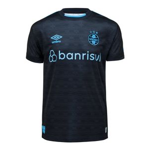 Camisa Grêmio III Preta Masc. Classic Umbro 2023 S/Nº