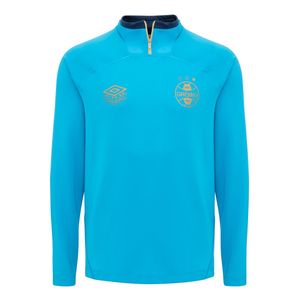 Blusão Moletom Grêmio Treino Celeste Umbro 25/26 Masculino