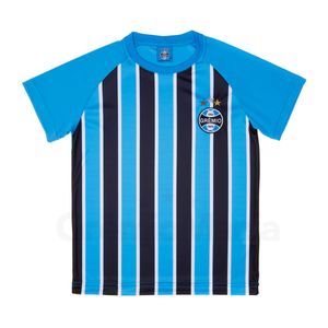 Camiseta Dry Tricolor/Celeste Juvenil Unissex