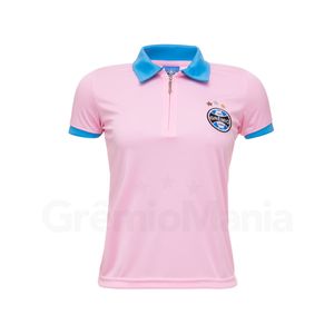 Baby Look Polo Dry Rosa