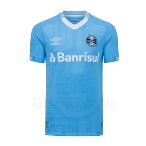 Camisa Grêmio III Celeste Masc. Classic Umbro 22/23 S/Nº