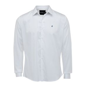 Camisa M/L Black White Blue Branca