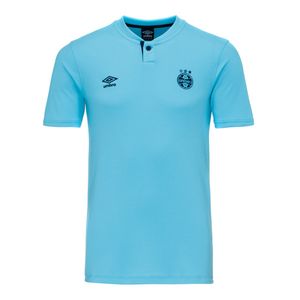 Camisa Polo Grêmio Viagem Celeste Umbro 24/25 Masculina