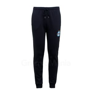 Calça Moletom Recortes Preta Masculina