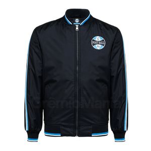 Jaqueta Bomber Preta Símbolo Retrô Masculina