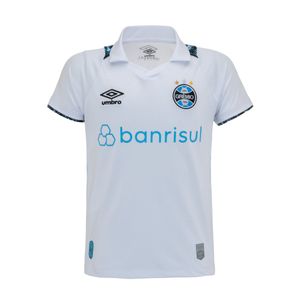 Camisa Grêmio II Branca Juvenil Umbro 24/25 S/Nº