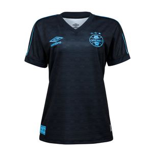 Camisa Grêmio III Preta Feminina Umbro 23/24 S/Nº