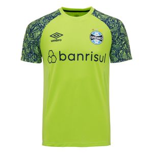 Camisa Grêmio Treino Goleiro Verde Lime Umbro 24/25 Masculina