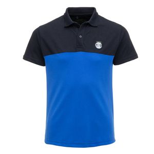 Camisa Polo Masculina Preto e Azul