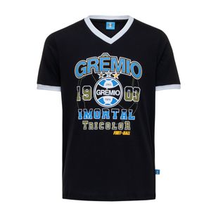 Camiseta Gola V Preta