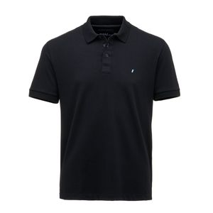 Polo MM Black White Blue Preta