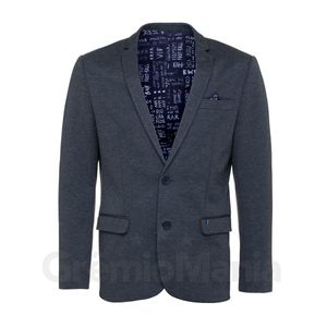 Blazer Mescla Escuro Slim