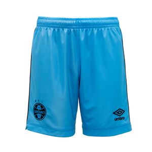 Calção Grêmio III Celeste/Preto Masc. Umbro 23/24