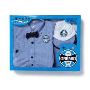 Kit Maternidade Menino Camisa c/ Gravata Borboleta