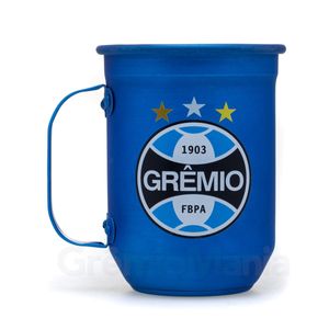 Caneca Alumínio Azul 600ml