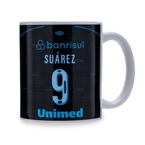 Caneca Camisa III Preta Suárez 9 23/24