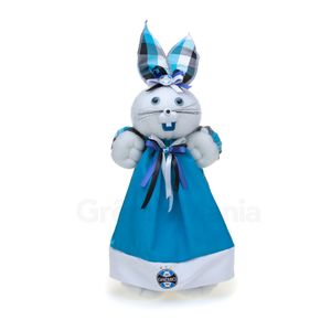 Coelha Garrafa Grande Azul