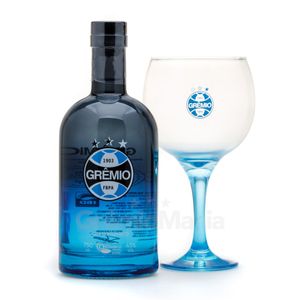 Kit Gin Orgânico Garrafa Degradê 750ml c/ Taça