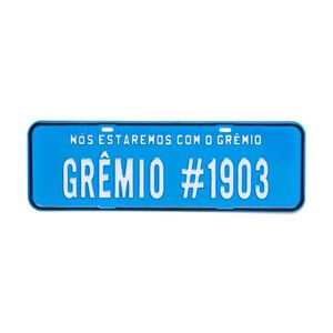 Placa Personalizada Fundo Azul Grêmio #1903