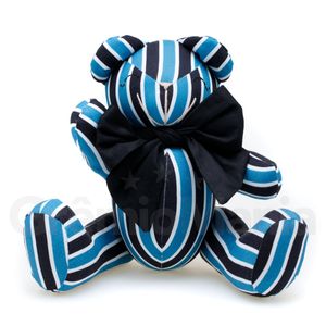 Ursinho Tricolor Laço Preto