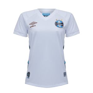 Camisa Grêmio II Branca Feminina Umbro 23/24 S/Nº