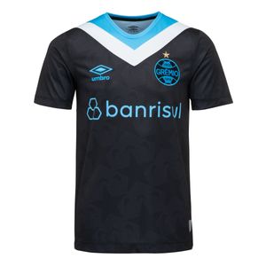 Camisa Grêmio III Preta Masc. Classic Umbro 24/25 S/Nº