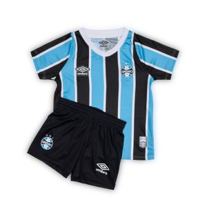 Kit Grêmio I Tricolor Infantil Umbro 24/25 S/Nº