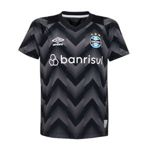 Camisa Grêmio Juvenil Goleiro Preto Umbro 24/25 S/N°