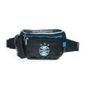 Pochete Grêmio Preta/Celeste
