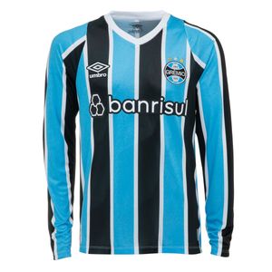 Camisa Grêmio I Tricolor Manga Longa Masc. Umbro 24/25 S/Nº