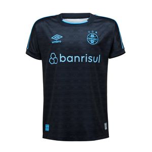 Camisa Grêmio III Preta Juvenil Umbro 2023 S/Nº