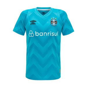 Camisa Grêmio Juvenil Goleiro Azul Celeste Umbro 24/25 S/N°