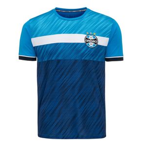Camiseta Match Azul/Branca Masculina