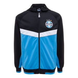 Jaqueta Masculina Tricolor Trilobal com Capuz
