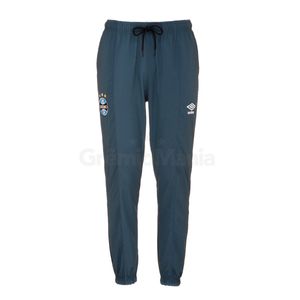 Calça Grêmio Viagem Grafite/Preto Umbro 2023 Masculina
