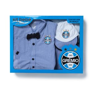 Kit Maternidade Menino Camisa c/ Gravata Borboleta
