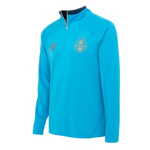 Blusão Moletom Grêmio Treino Celeste Umbro 25/26 Masculino