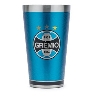 Copo térmico inox Oficial Grêmio Celeste 473ml